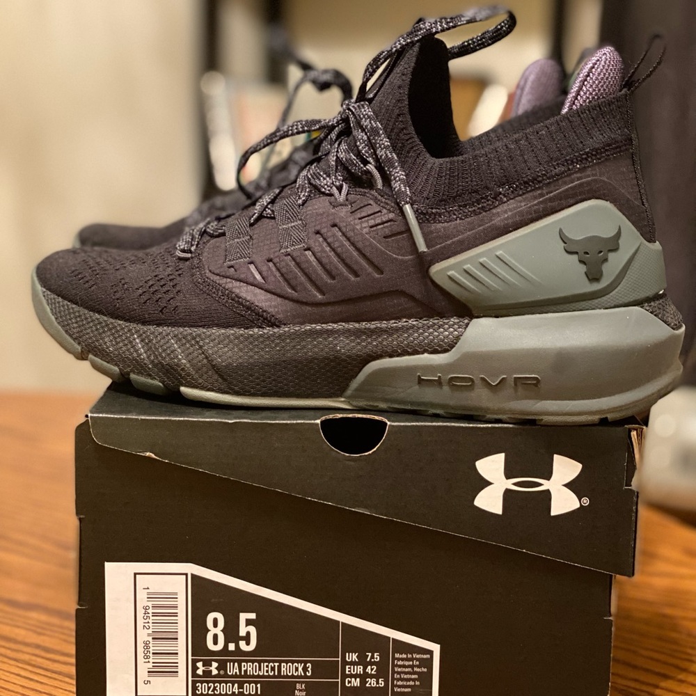UA Project Rock 3 Shoes